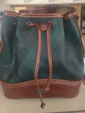 Carryland Brown Braided Leather Satchel